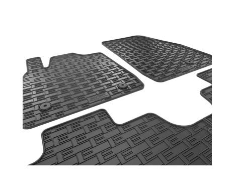 Rubber mats suitable for Ford Mustang Mach E 2020- (4-piece + mounting system), Image 4