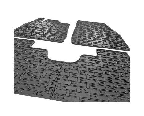 Rubber mats suitable for Ford Mustang Mach E 2020- (4-piece with mounting points), Image 5