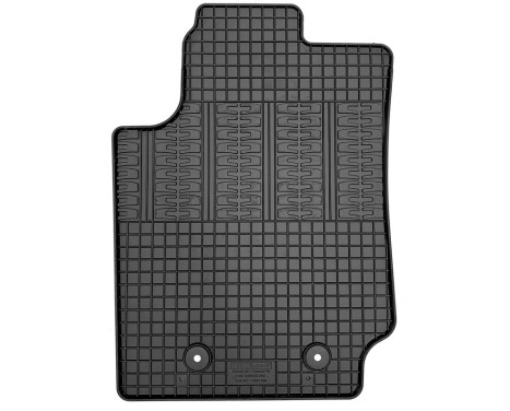 Rubber mats suitable for Ford Ranger 2012- (4-piece + mounting system), Image 2