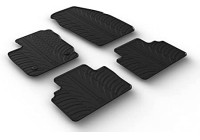 Rubber mats suitable for Ford Tourneo Courier Kombi/Passenger 2014- & Facelift 2018- (4-piece)