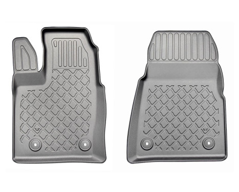 Rubber mats suitable for Ford Tourneo Custom Automatic L1/L2 2013+ (incl. Facelift)