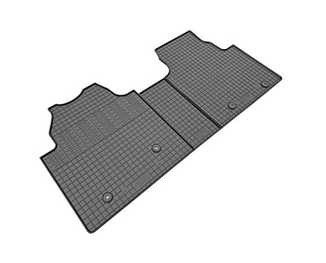 Rubber mats suitable for Ford Tourneo Custom (V710) 2023- (3-piece + mounting system), Image 2