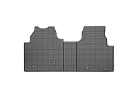 Rubber mats suitable for Ford Tourneo Custom (V710) 2023- (3-piece with mounting points)