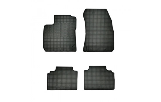 Rubber mats suitable for Ford Transit Courier 2-person 2014-2019 (2-piece)