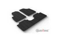 Rubber mats suitable for Forthing T5 Evo 2021- (T profile 5-piece + mounting clips)