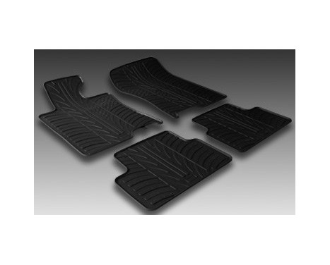 Rubber mats suitable for Honda Accord 2008- (T-Design 4-piece), Image 2