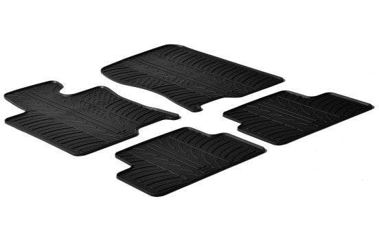 Rubber mats suitable for Honda Accord 2008- (T-Design 4-piece)