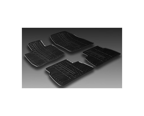 Rubber mats suitable for Honda Civic 5 doors 2006- 2011 (T-Design 4-piece), Image 2