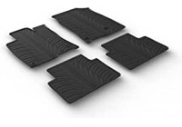 Rubber mats suitable for Honda Civic Sedan/Hatchback 5/2017-