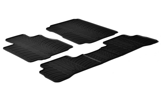 Rubber mats suitable for Honda CR-V 2007- (T-Design 5-piece)