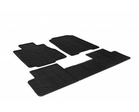Rubber mats suitable for Honda CR-V 2012- (T-Design 5-piece)