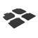 Rubber mats suitable for Honda HR-V 8/2015- (T-Design 4-piece + mounting clips)
