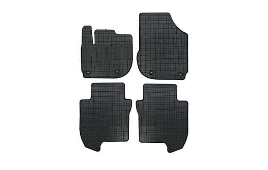 Rubber mats suitable for Honda Jazz V 2020- incl. Crosstar (4-piece with mounting points)
