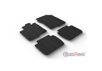 Rubber mats suitable for Honda ZR-V eHEV 2023- (T profile 4-piece + mounting clips)