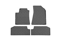 Rubber mats suitable for Hyundai e-Kona II (EV) 2023- (4-piece + mounting system)