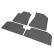 Rubber mats suitable for Hyundai e-Kona II (EV) 2023- (4-piece + mounting system), Thumbnail 2