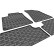 Rubber mats suitable for Hyundai e-Kona II (EV) 2023- (4-piece + mounting system), Thumbnail 4