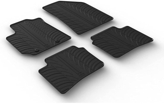 Rubber mats suitable for Hyundai i10 2020- (T-Design 4-piece)