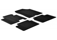 Rubber mats suitable for Hyundai i30 / Kia Cee'd 2012-2015 (T-Design 4-piece + mounting clips)