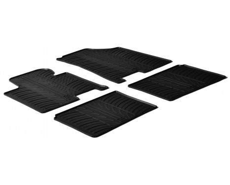Rubber mats suitable for Hyundai i40 5-door 2011- (T-Design 4-piece)