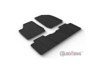 Rubber mats suitable for Hyundai Ioniq 6 (CE) 2022- (T profile 5-piece)