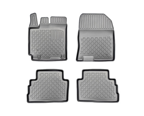 Rubber mats suitable for Hyundai Kona 2017+ (excl. Plug-In Hybrid & EV)