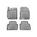 Rubber mats suitable for Hyundai Kona 2017+ (excl. Plug-In Hybrid & EV)