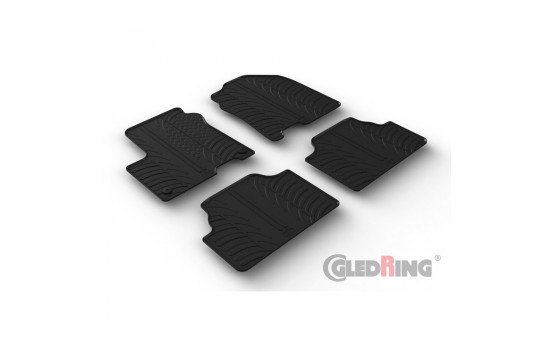 Rubber mats suitable for Hyundai Kona EV 4/2018