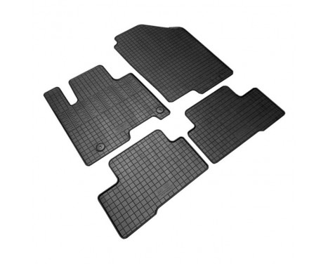 Rubber mats suitable for Hyundai Tucson (NX4E) Full Hybrid 2020- (4-piece + mounting system), Image 2