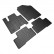 Rubber mats suitable for Hyundai Tucson (NX4E) Full Hybrid 2020- (4-piece + mounting system), Thumbnail 2