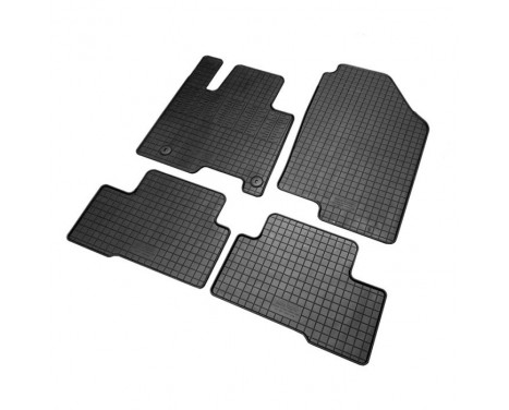 Rubber mats suitable for Hyundai Tucson (NX4E) Full Hybrid 2020- (4-piece + mounting system), Image 3