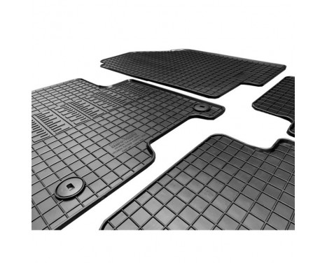 Rubber mats suitable for Hyundai Tucson (NX4E) Full Hybrid 2020- (4-piece + mounting system), Image 6
