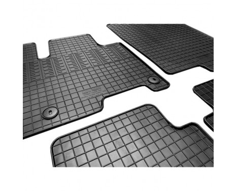 Rubber mats suitable for Hyundai Tucson (NX4E) Full Hybrid 2020- (4-piece + mounting system), Image 4
