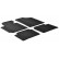 Rubber mats suitable for Hyundai Veloster 2011- (T-Design 4-piece + mounting clips)