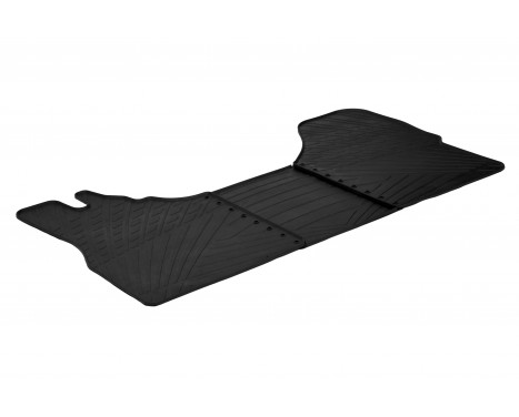 Rubber mats suitable for Iveco Daily 2006-2014 (TK-Design 3-piece)