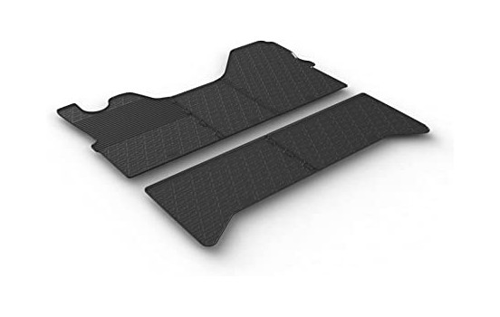 Rubber mats suitable for Iveco Daily HD Double Cab 2014- (5-piece)