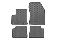 Rubber mats suitable for Jeep Avenger (electric) 2023- (4-piece + mounting system)