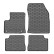 Rubber mats suitable for Jeep Avenger (electric) 2023- (4-piece + mounting system)