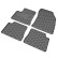 Rubber mats suitable for Jeep Avenger (electric) 2023- (4-piece + mounting system), Thumbnail 2