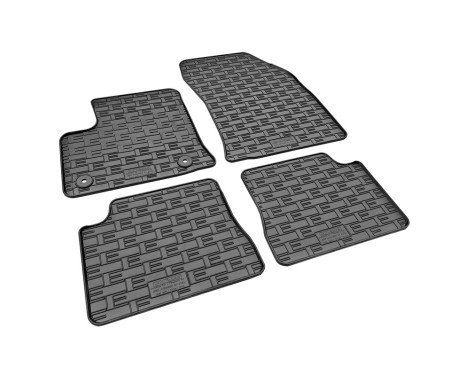 Rubber mats suitable for Jeep Avenger (electric) 2023- (4-piece + mounting system), Image 3