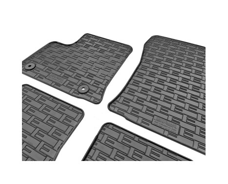 Rubber mats suitable for Jeep Avenger (electric) 2023- (4-piece + mounting system), Image 4