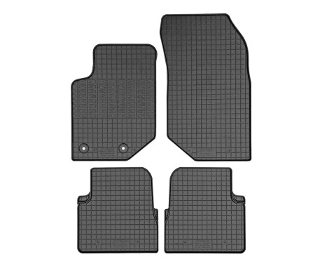 Rubber mats suitable for Jeep Avenger (petrol) 2023- (4-piece + mounting system)