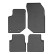 Rubber mats suitable for Jeep Avenger (petrol) 2023- (4-piece + mounting system)
