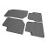 Rubber mats suitable for Jeep Avenger (petrol) 2023- (4-piece + mounting system), Thumbnail 2