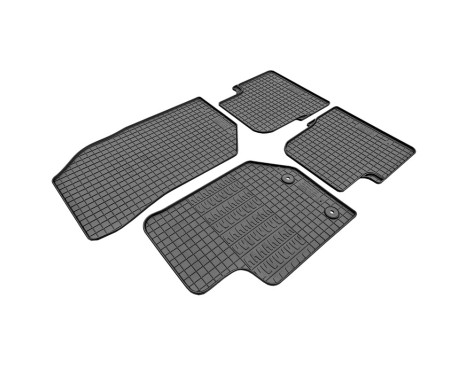 Rubber mats suitable for Jeep Avenger (petrol) 2023- (4-piece + mounting system), Image 3