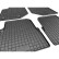 Rubber mats suitable for Jeep Avenger (petrol) 2023- (4-piece + mounting system), Thumbnail 4