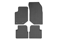 Rubber mats suitable for Jeep Avenger (petrol) 2023- (4-piece with mounting points)