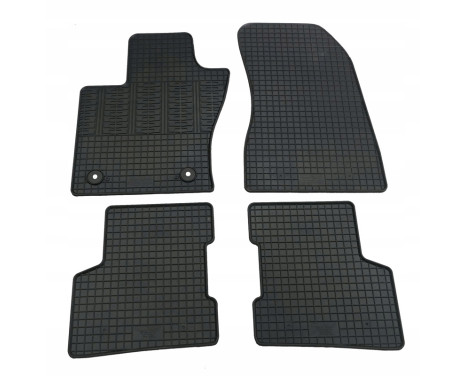 Rubber mats suitable for Jeep Renegade 2018- (4-piece with mounting points)