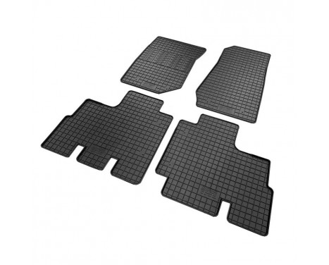 Rubber mats suitable for Jeep Wrangler III (JK) 2007-2018 (4-piece + mounting system), Image 2
