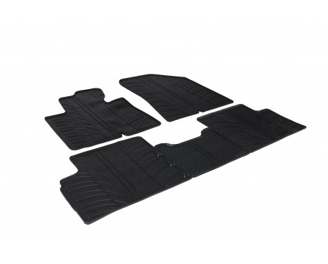 Rubber mats suitable for Kia Carens 2013- (T-Design 4-piece)